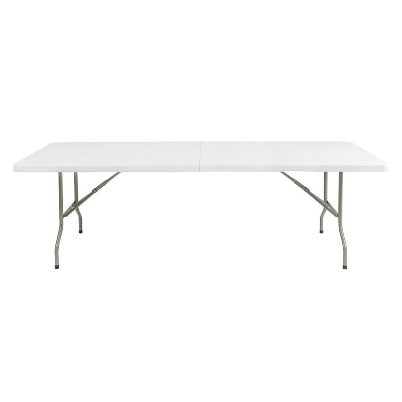 Table Pliable Au Centre Blanche 2430 Mm - Bolero - Fourniresto Table Pliable Au Centre Blanche 2430 Mm - Bolero - Fourniresto