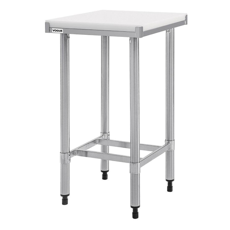 Stainless Steel Cutting Table 500 mm - Vogue - Fourniresto Stainless Steel Cutting Table 500 mm - Vogue - Fourniresto