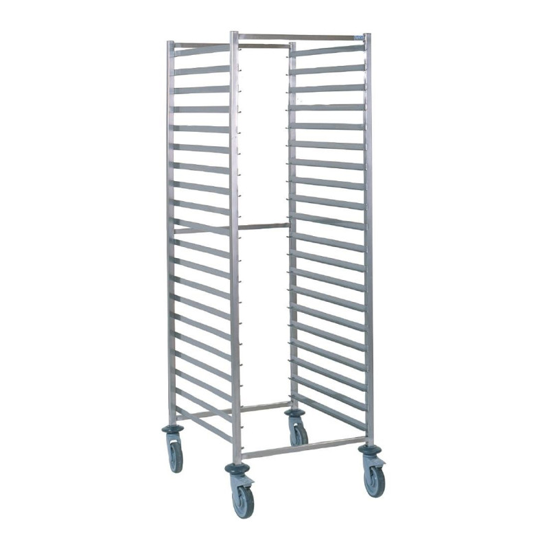 Chariot à Glissières GN 2/1 en Inox 20 Niveaux - Tournus - Fourniresto Chariot à Glissières GN 2/1 en Inox 20 Niveaux - Tournus - Fourniresto