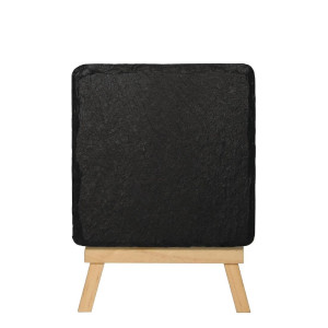 Looduslikust kivist serveerimisalus 130 x 130 mm - Olympia - Fourniresto