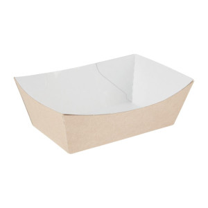 Väike komposteeritav kraftpaberist toidukarp 87 x 124 mm - 500 tk komplektis - Colpac - Fourniresto