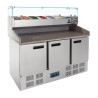 Pitsa ettevalmistuslett 3 ustega 368 L - Polar - Fourniresto