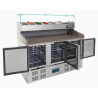 Pitsa ettevalmistuslett 3 ustega 368 L - Polar - Fourniresto
