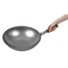 Wok terasest poolkerakujulise põhjaga Londonwok Ø 38 cm - FourniResto - Fourniresto