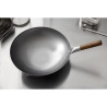 Wok terasest poolkerakujulise põhjaga Londonwok Ø 38 cm - FourniResto - Fourniresto