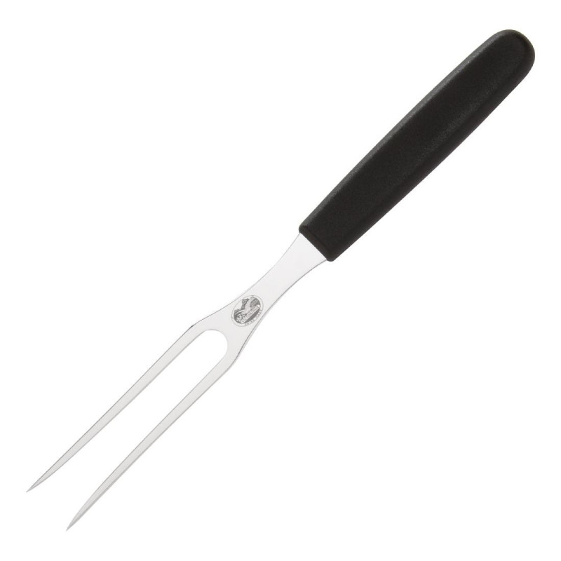 Carving Fork with Plastic Handle Tines 12.5 cm - Victorinox - Fourniresto Carving Fork with Plastic Handle Tines 12.5 cm - Victorinox - Fourniresto