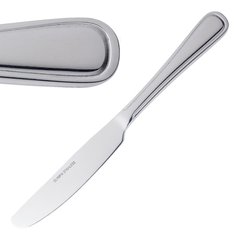 Couteau De Table Mayfair - Lot De 12 - Olympia - Fourniresto Couteau De Table Mayfair - Lot De 12 - Olympia - Fourniresto