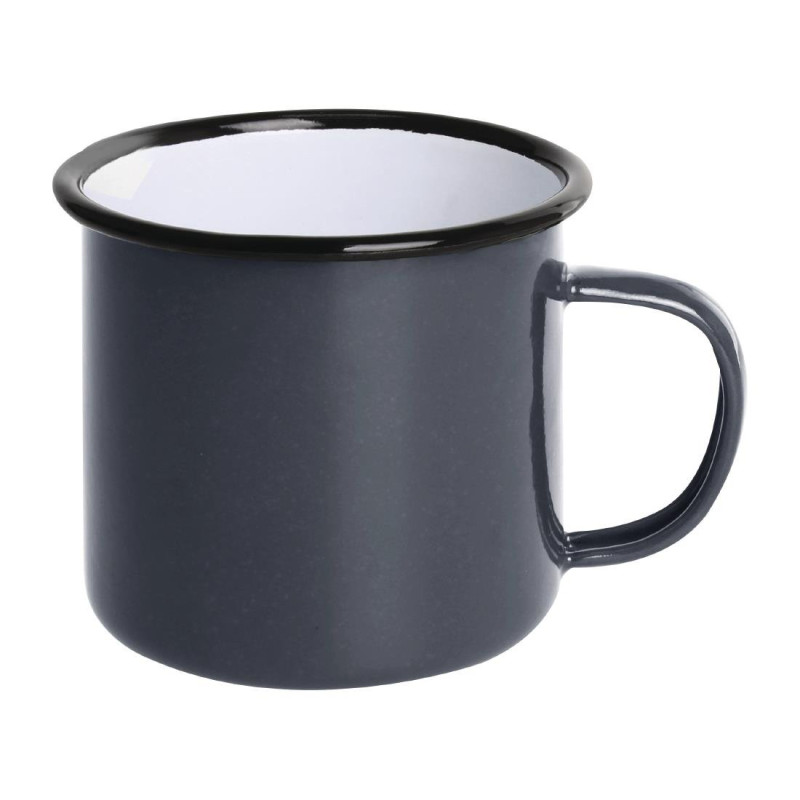 Grand Mug à Soupe en Acier Émaillé 670ml - Lot de 6 - Olympia - Fourniresto Grand Mug à Soupe en Acier Émaillé 670ml - Lot de 6 - Olympia - Fourniresto