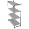 4-riiuline selge vaatega üksus 540 x 1575 x 1830mm - Cambro - Fourniresto