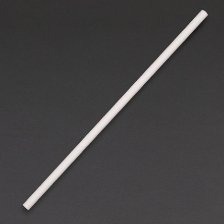 Valged komposteeritavad paberist joogikõrred 210 mm - 250 tükki komplektis - Fiesta Green - Fourniresto