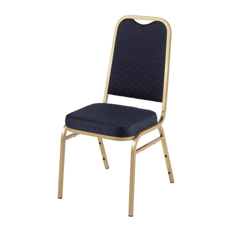 Sinised ruudukujulise seljatoega banketitoolid - Komplekt 4 - Bolero - Fourniresto Sinised ruudukujulise seljatoega banketitoolid - Komplekt 4 - Bolero - Fourniresto