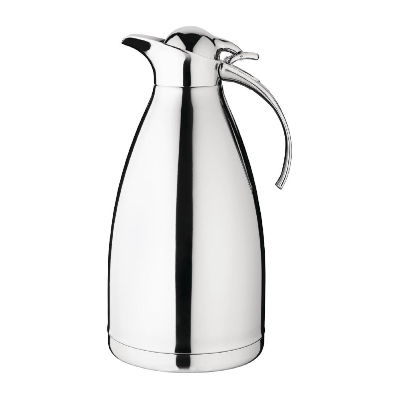Pichet Isotherme en Inox Couvercle À Charnière-2L - Olympia Pichet Isotherme en Inox Couvercle À Charnière-2L - Olympia
