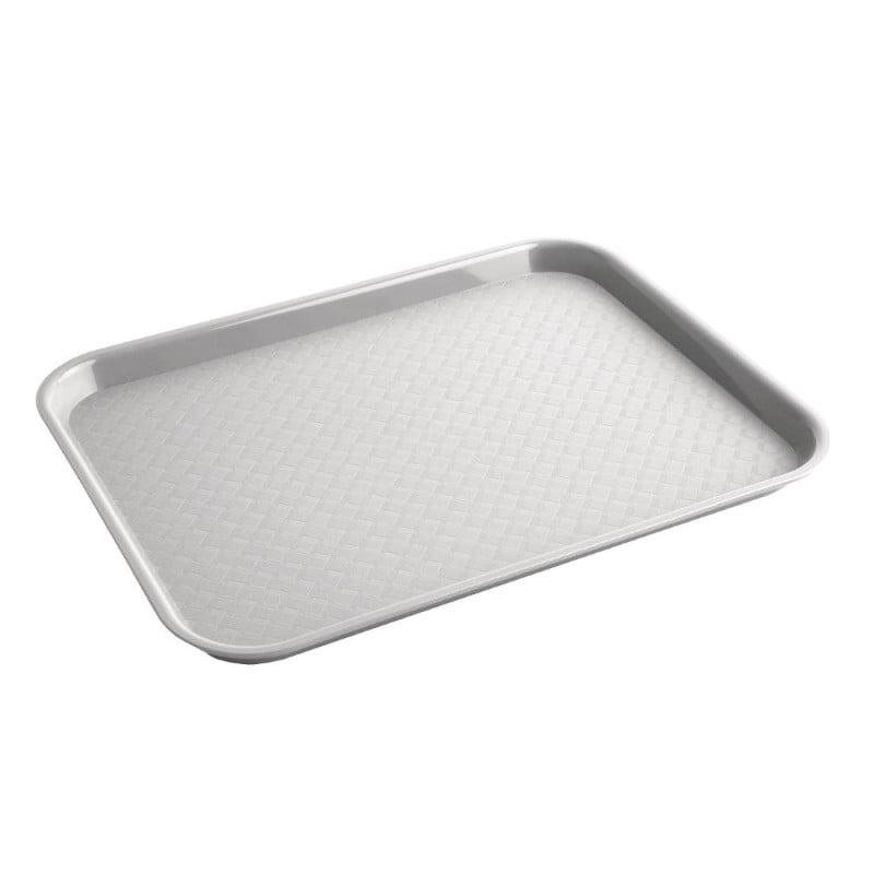 Plastic Gray Fast Food Tray - Olympia KRISTALLON - Fourniresto Plastic Gray Fast Food Tray - Olympia KRISTALLON - Fourniresto