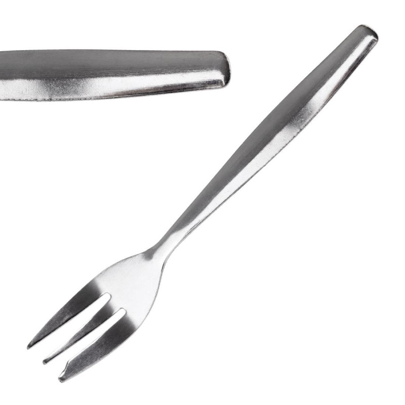 Stainless Steel Cake Fork - Set of 12 - Olympia Stainless Steel Cake Fork - Set of 12 - Olympia