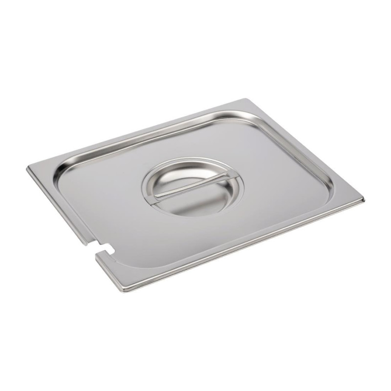 Stainless Steel Lid with Notch GN 1/2 - Gastro M - Fourniresto Stainless Steel Lid with Notch GN 1/2 - Gastro M - Fourniresto