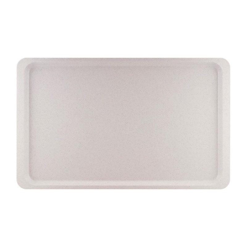 Polyester service tray GN1/1 530x325mm Speckled Grey - Roltex - Fourniresto Polyester service tray GN1/1 530x325mm Speckled Grey - Roltex - Fourniresto