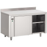 Roostevabast terasest soojenduskapp tagaseinaga - L 2000 x P 700mm - Gastro M