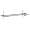 Ajourdatud seinariiul roostevabast terasest - L 1800 x 400mm - Gastro M