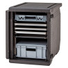 Esipaneeliga Epp eeslaadimiskonteiner reguleeritavate liuguritega - 155 L - Cambro