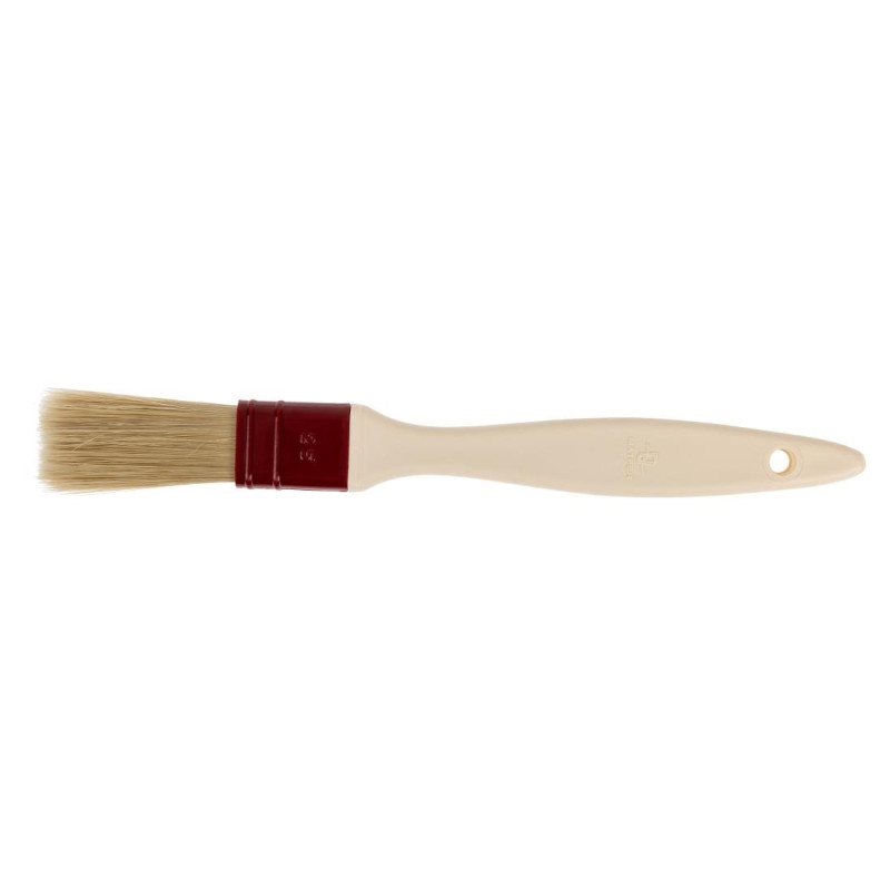 Flat Pastry Brush with Natural Bristles - 25mm - Matfer - Fourniresto Flat Pastry Brush with Natural Bristles - 25mm - Matfer - Fourniresto