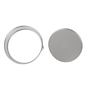 Valgeplekkist ümmargune lahtikäiv vorm - Ø 280 mm - FourniResto