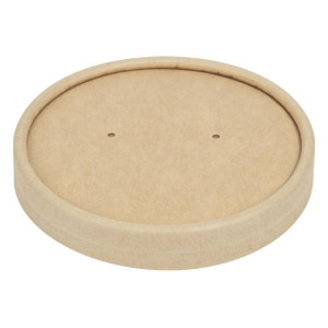 Kaaned mikrolaineahjus kasutatavate taaskasutatavate Kraft-supikausside jaoks 225 ml ja 350 ml - Komplekt 500 - Colpac