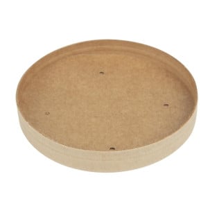 Lids for Microwaveable Recyclable Kraft Soup Bowls 225ml and 350ml - Pack of 500 - Colpac