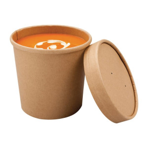 Kraft Mikrolaineahjus Kasutatavad Taaskasutatavad Supikausid 350ml - Komplekt 500 - Colpac