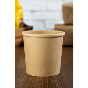 Kraft Mikrolaineahjus Kasutatavad Taaskasutatavad Supikausid 350ml - Komplekt 500 - Colpac
