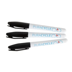 Püsivad mustad toidumarkerid - 3 tk komplekt - FourniResto