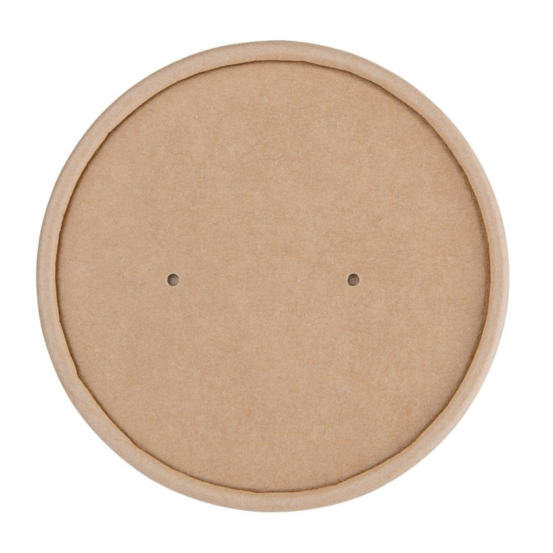 Couvercles en Papier Pour Pots À Soupe - Ø 100 mm - Lot de 500 - Fiesta Green Couvercles en Papier Pour Pots À Soupe - Ø 100 mm - Lot de 500 - Fiesta Green