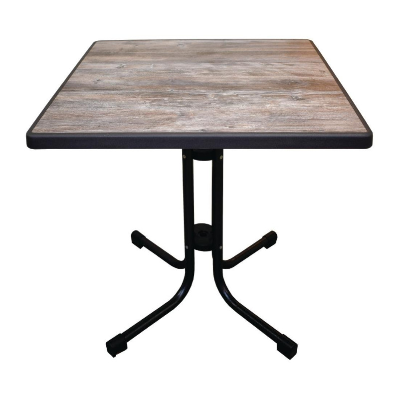 Kokkupandav terrassilaud Limburg Vintage 70 x 70 cm - FourniResto - Fourniresto Kokkupandav terrassilaud Limburg Vintage 70 x 70 cm - FourniResto - Fourniresto
