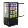 Must positiivne jahutusvitrine C-seeria - 68 L - Polar