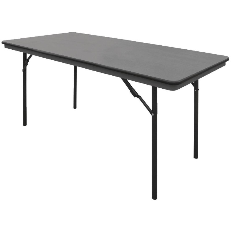 Table Rectangulaire Pliante Grise En Abs - 1520Mm - Bolero - Fourniresto Table Rectangulaire Pliante Grise En Abs - 1520Mm - Bolero - Fourniresto