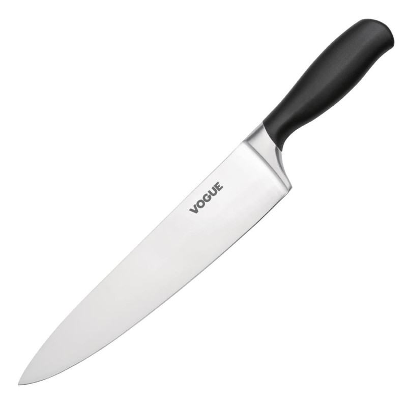 Couteau De Cuisinier Soft Grip - 255mm - Vogue Couteau De Cuisinier Soft Grip - 255mm - Vogue