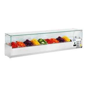 Külmik vitriin koostisosadega - 9 GN 1/3 mahutit - Polar - Fourniresto
