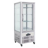 Vitrine küpsetistele roostevabast terasest 1 klaasuksega seeria G - 400L - Polar - Fourniresto