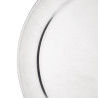 Lai äärega alumiiniumist pitsaplaat - Ø200mm - Vogue - Fourniresto