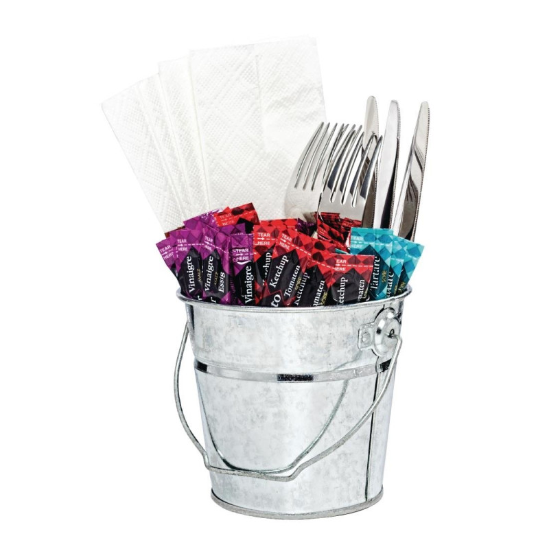 Mini Bucket With Handle 80mm - Olympia - Fourniresto Mini Bucket With Handle 80mm - Olympia - Fourniresto
