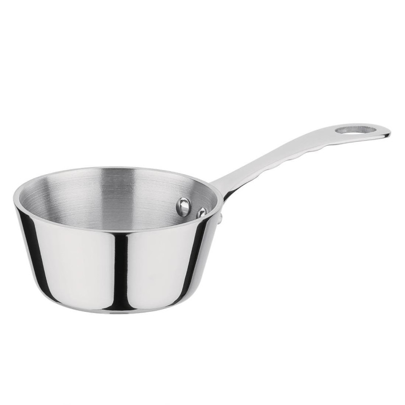 Mini Saucière En Acier Inoxydable 85Mm - Vogue - Fourniresto Mini Saucière En Acier Inoxydable 85Mm - Vogue - Fourniresto