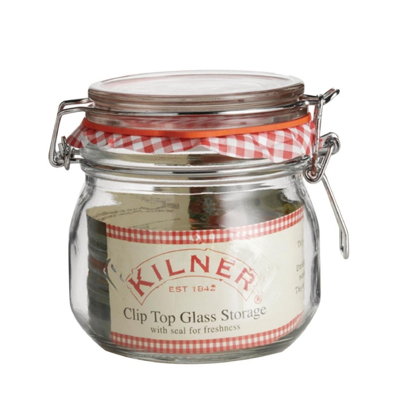 Jar with Clip Lid - 0.5L - FourniResto - Fourniresto Jar with Clip Lid - 0.5L - FourniResto - Fourniresto
