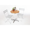 Terasest terrassitool - Hall - Komplekt 2 - Bolero - Fourniresto