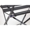 Terrassitoolid terasest - mustad - 2 tk komplektis - Bolero - Fourniresto