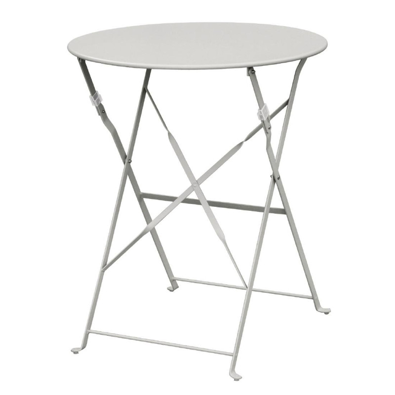 Steel Terrace Table - Gray - Bolero - Fourniresto Steel Terrace Table - Gray - Bolero - Fourniresto