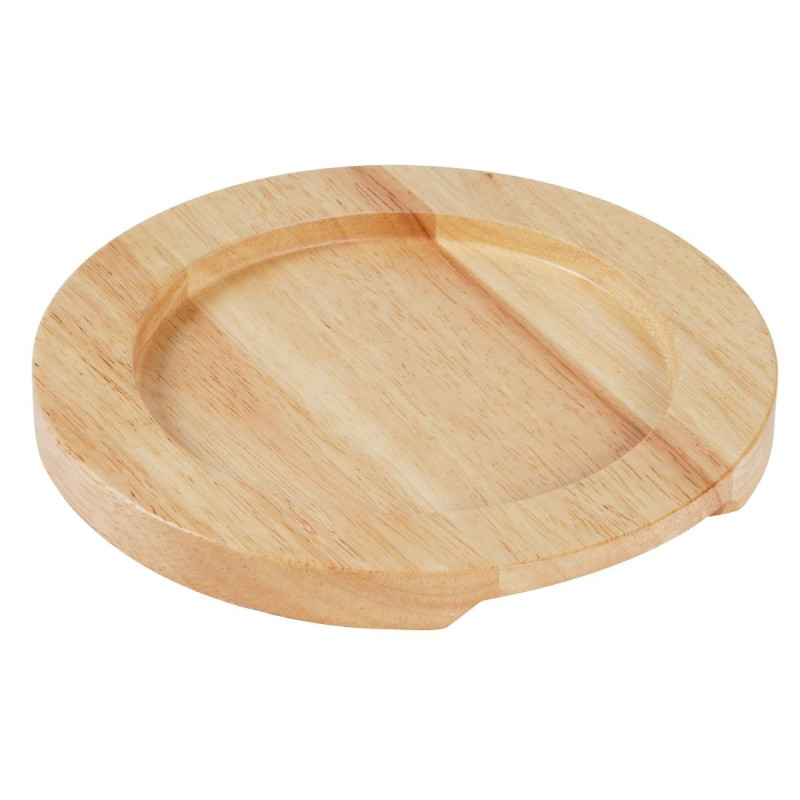 Light wood support for round cast iron dish with handles - Ø210mm - Olympia - Fourniresto Light wood support for round cast iron dish with handles - Ø210mm - Olympia - Fourniresto