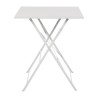 Table de terrasse carrée en acier - grise - 600mm - Bolero - Fourniresto