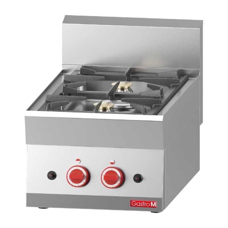 Fourneau 2 feux vifs gaasipliit 650 - Gastro M - Fourniresto Fourneau 2 feux vifs gaasipliit 650 - Gastro M - Fourniresto