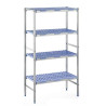 Modulaarne riiul 4 tasandiga - L 890 x S 500 mm - Tournus