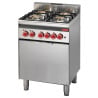 Fourneau 4 Gas Burners On Electric Convection Oven GN 2/3 600 - Gastro M