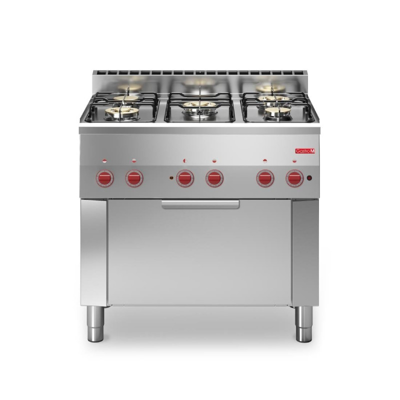 Fourneau Gaz Sur Four À Convection GN 1/1 600 - Gastro M Fourneau Gaz Sur Four À Convection GN 1/1 600 - Gastro M
